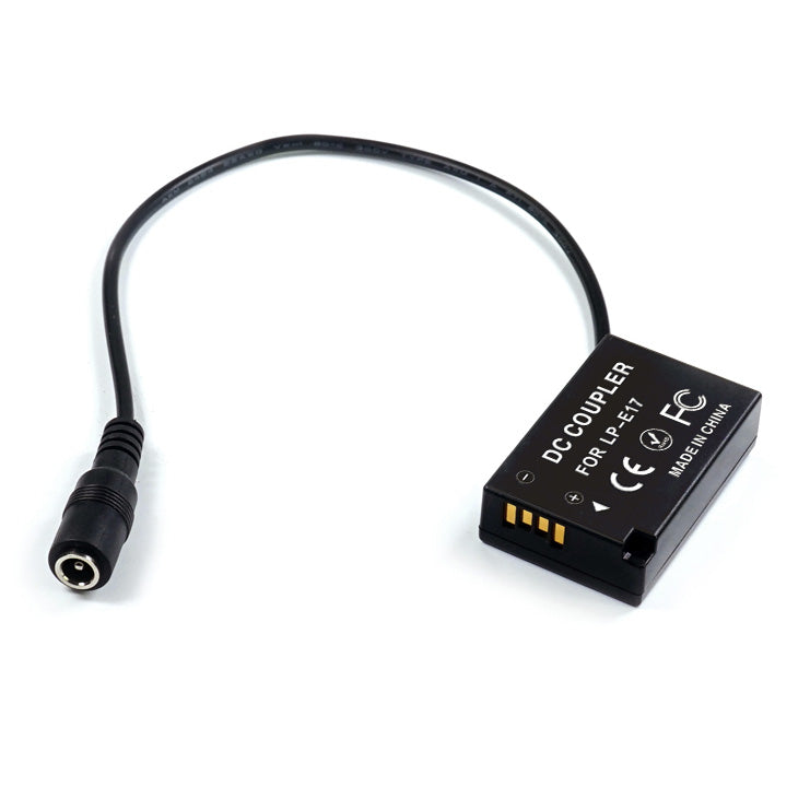 LanParte LP-E17 Battery Dummy Pack for Canon 760D/ 750D/ M3 DC Coupler/Dummy Battery - CINEGEARPRO